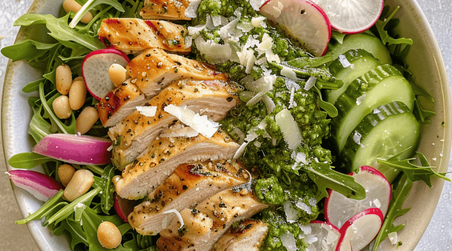 kip pesto recept