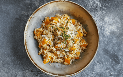 Romige Risotto met Pompoen voor een Hartverwarmende Maaltijd