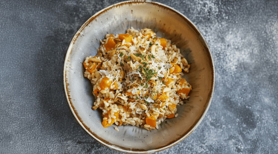 Risotto met pompoen