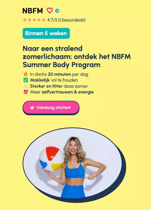 NBFM - Summer body programma