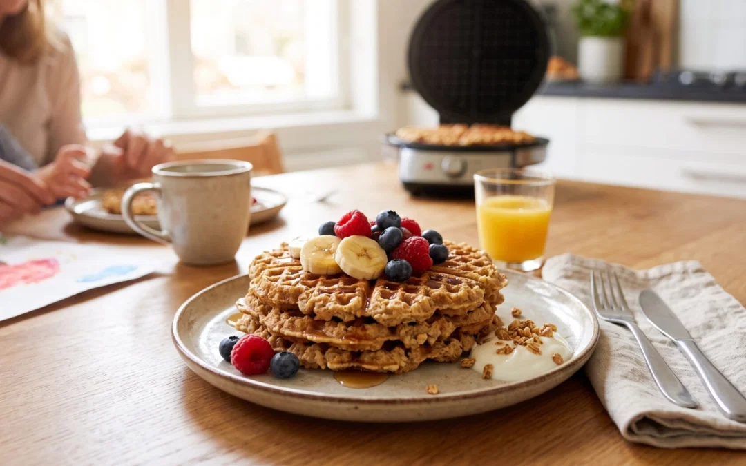 Havermout wafels: snel, voedzaam en kindvriendelijk ontbijt