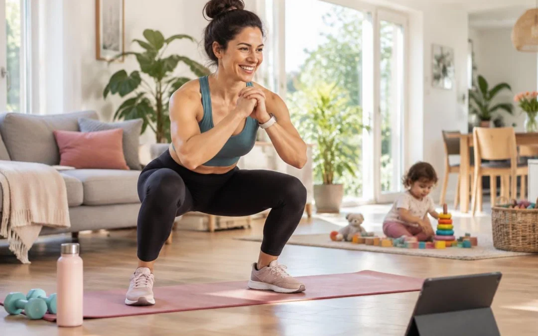 Online fitness challenge doen als drukke moeder